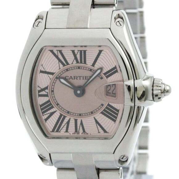 CARTIER Accessories - Polished CARTIER Roadstar SM Steel Quartz Ladies Watch W62017V3 BF582856